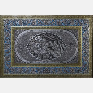 حسین علاقه‌مندان - پلاک نقره